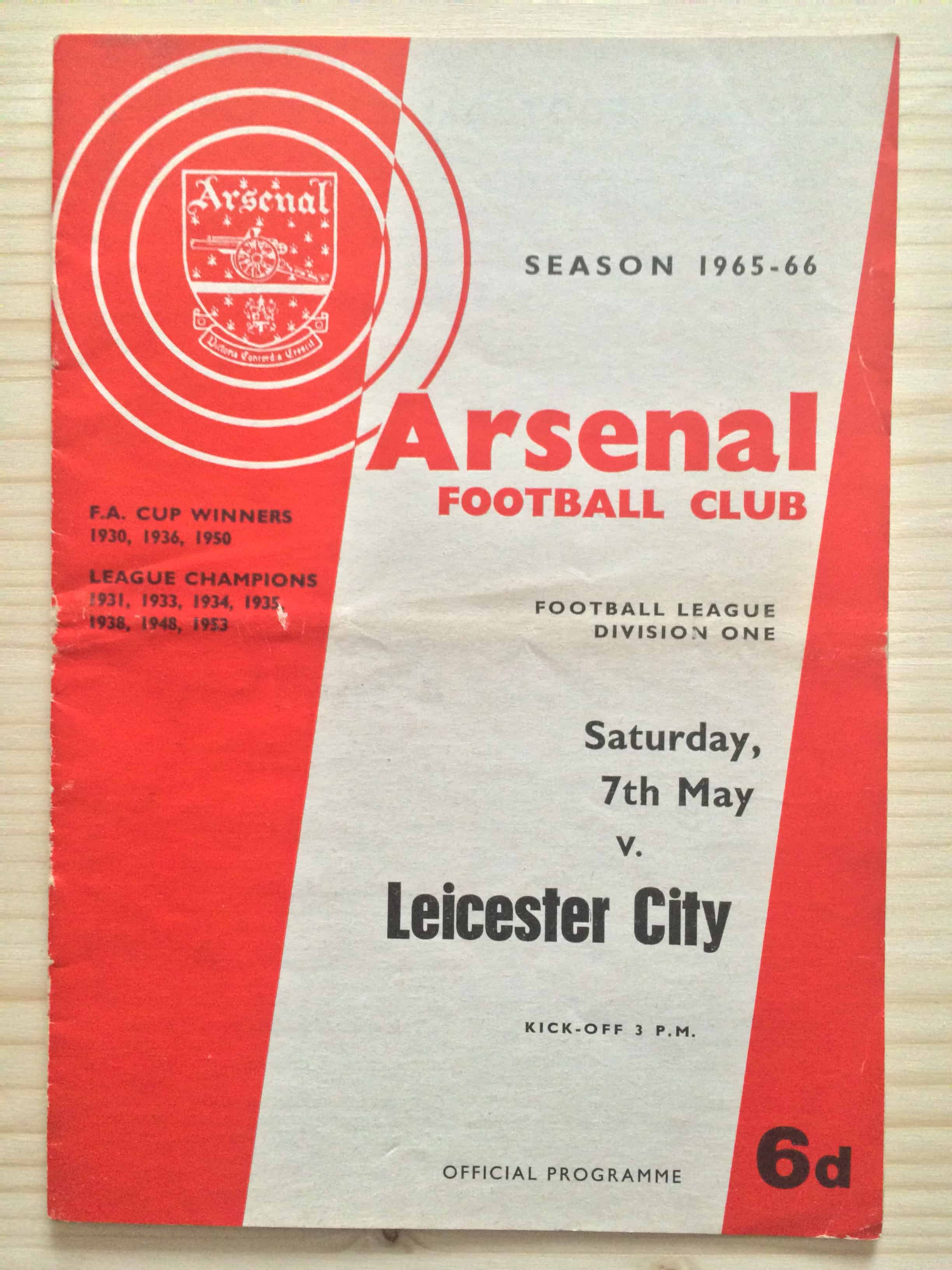 Arsenal FC v Leicester City FC